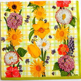 servetel hartie cu flori