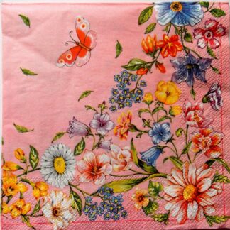 servetel hartie cu flori