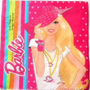 servetel hartie cu barbie  0331