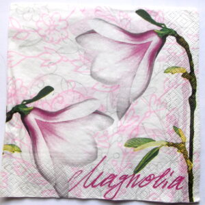 servetel hartie cu magnoli