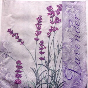 servetel hartie cu lavanda 0393