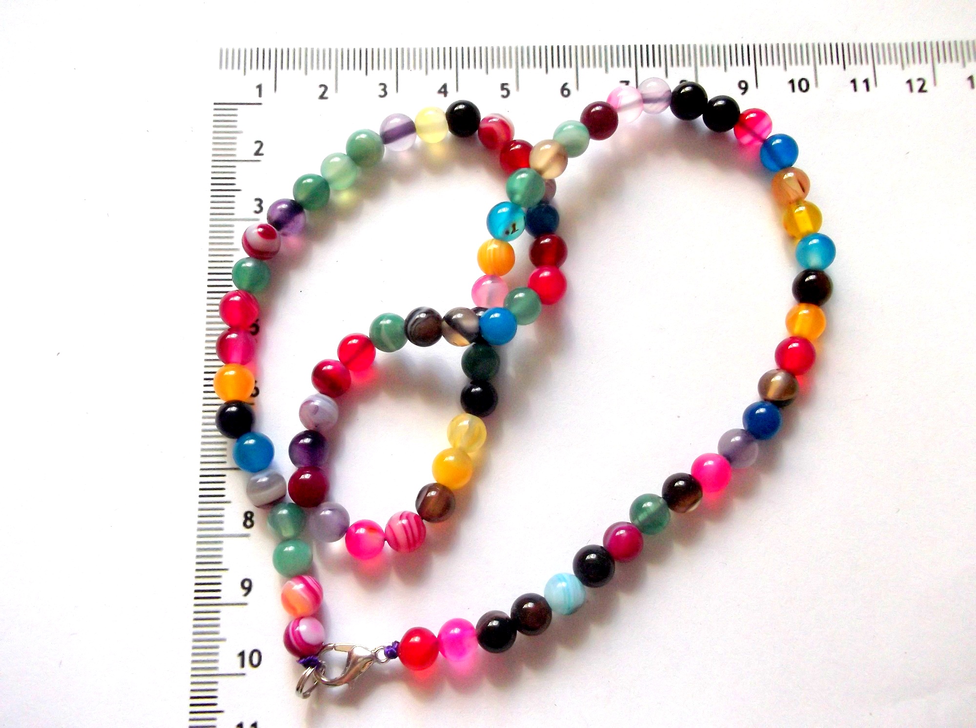 Sirag agate striped sfere multicolor 43847