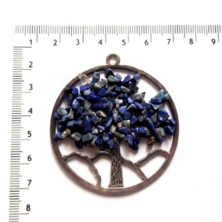 Pandantiv cu arborele vietii cu lapis lazuli   44366