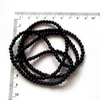 perle din rășină acrilică de culoare negru 44654