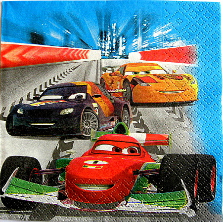 servetel hartie cu desene animate cu masini CARS 0479