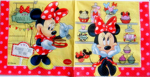 servetel hartie cu minnie mouse 0484