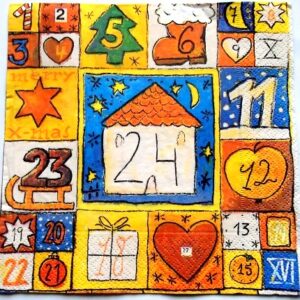 servetel hartie cu desene prescolare 0505