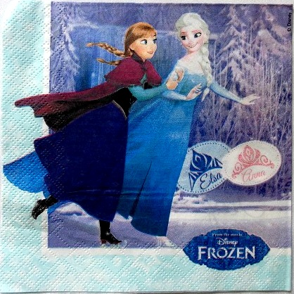 servetel hartie cu desene animate cu frozen 0521