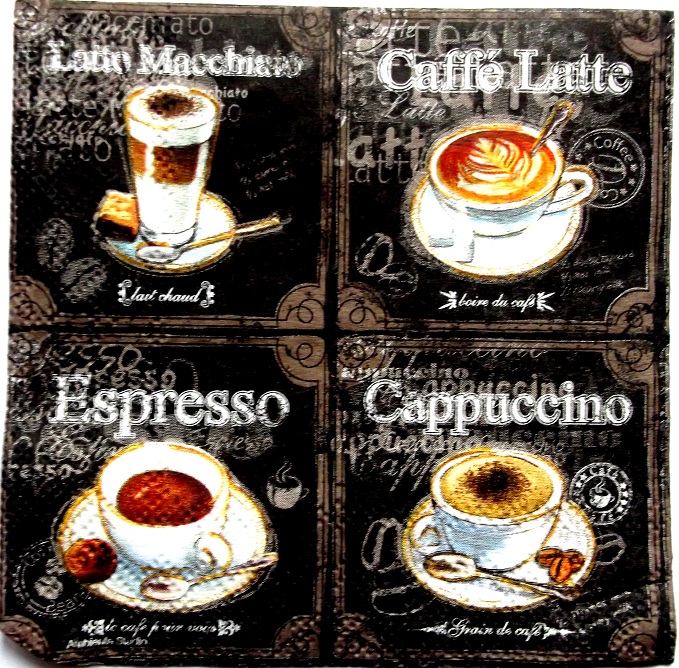 servetel hartie cu cani de cafea 0796