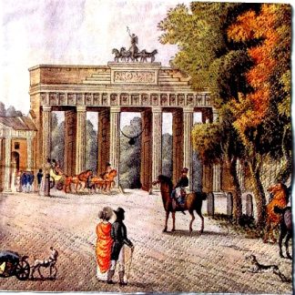 servetel hartie cu orasul BERLIN   0872