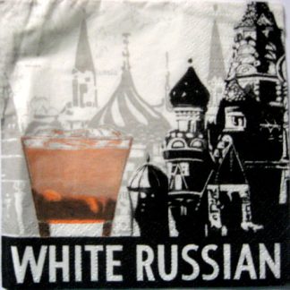 servetel hartie cu WHITE RUSSIAN 0892