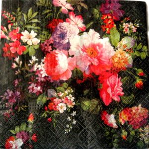 servetel hartie cu flori diferite 0964