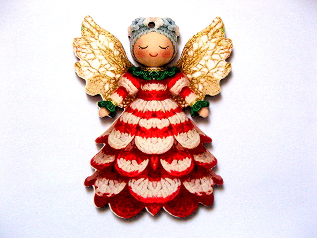 figurine lemn cu ingeras 51022