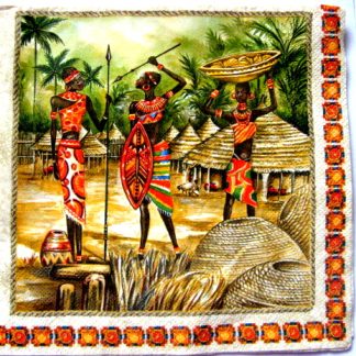 servetel hartie cu tematica africana 1003