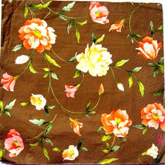 servetel hartie cu trandafiri 1006