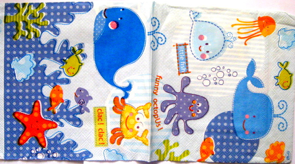 servetel hartie cu desene animate 1008