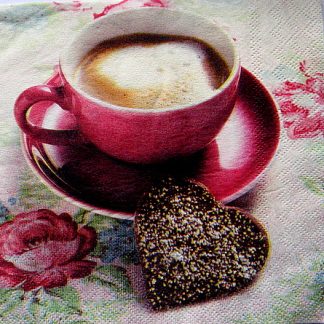 servetel hartie cu cana de cafea 1022