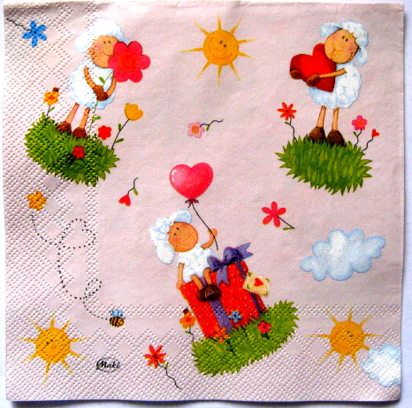 servetel hartie cu desene animate 1034