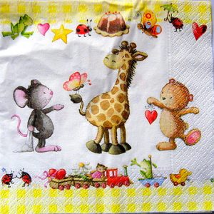 servetel hartie cu desene animate 1041