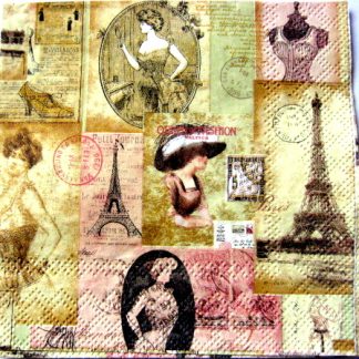 Servetel hartie cu PARIS 1049