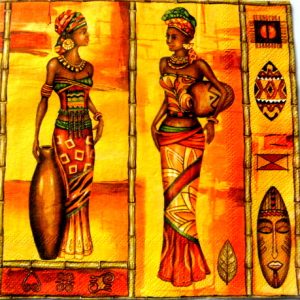 Servetel hartie cu AFRICA  1050