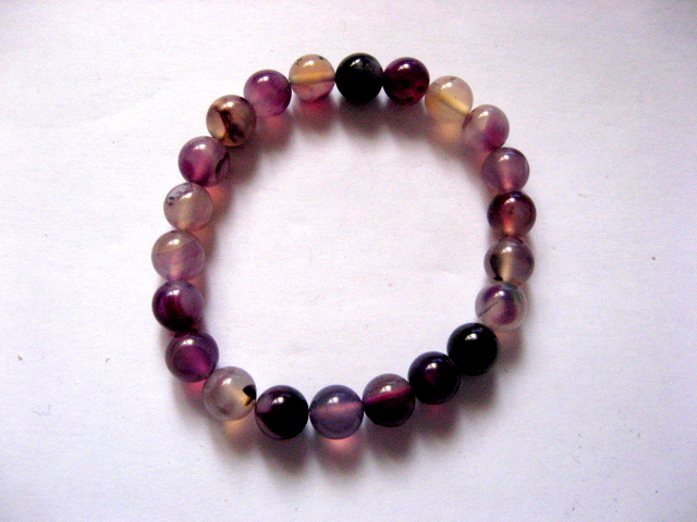 Sirag agate striped sfere noante mov 51526