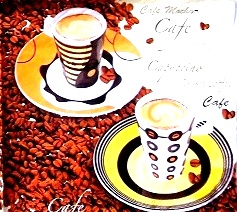 servetel hartie cu cana de cafea 1055