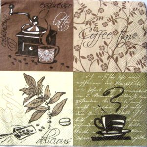 servetel hartie cu cana de cafea 1056