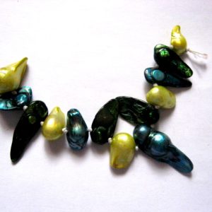 perle, perle naturale, Sirag perle naturale, Sirag perle naturale neregulate multicolore