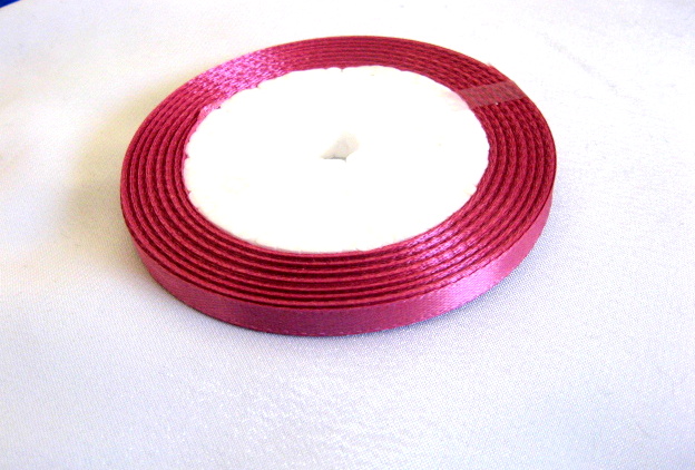 Panglica satin roz inchis 10 mm 51879