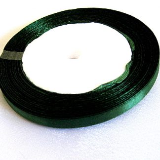 Panglica satin verde inchis 10 mm 51884