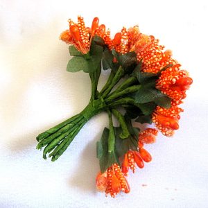 Stamine artificiale decorative, portocaliu 51896