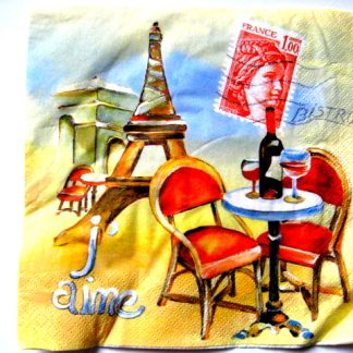 Servetel hartie cu PARIS 1087