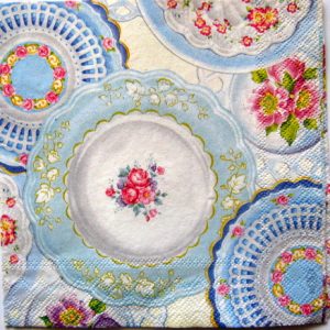 servetel hartie cu flori  1091