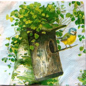 servetel hartie cu  pasari 1093