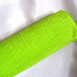 Hartie creponata floristica verde deschis 51672