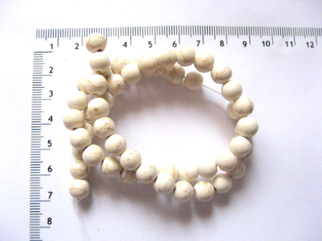 Sirag howlite alb sfere 51719