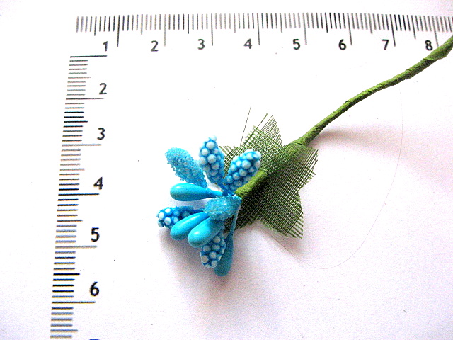 Stamine artificiale decorative turcoaz 51900