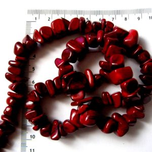 margele nugget mari coral vopsit 51821