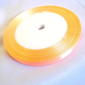 Panglica satin portocaliu deschis 10 mm 51892