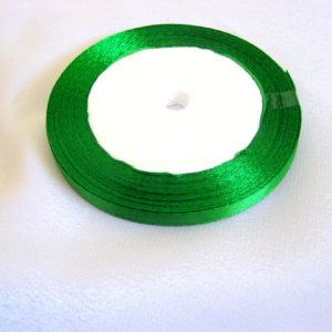 Panglica satin verde crud 10 mm 51894
