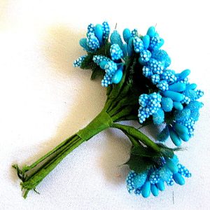 Stamine artificiale decorative turcoaz 51900