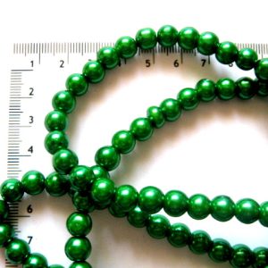 perle sticla verde crud 51945