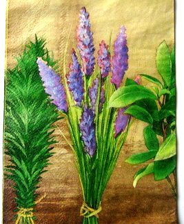servetel hartie cu lavanda 1074