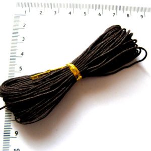 Ață cerată din bumbac maro inchis 52303