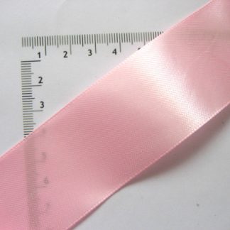 Panglica satin roz deschis 40 mm 52255