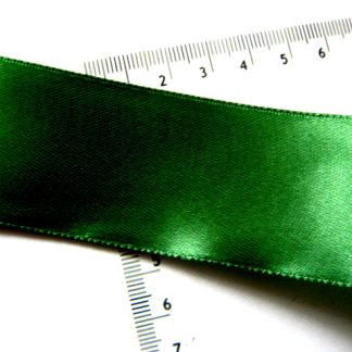 Panglica satin verde 40 mm 52258