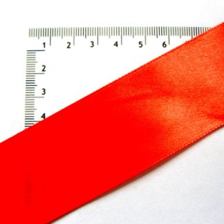 Panglica satin rosu 40 mm 52511