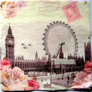 Servetel hartie cu LONDON 1119