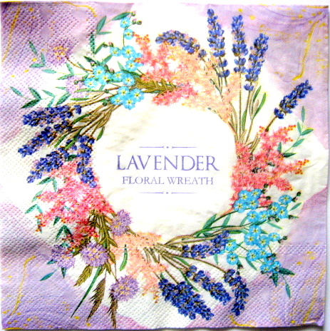 servetel hartie cu lavanda 1145